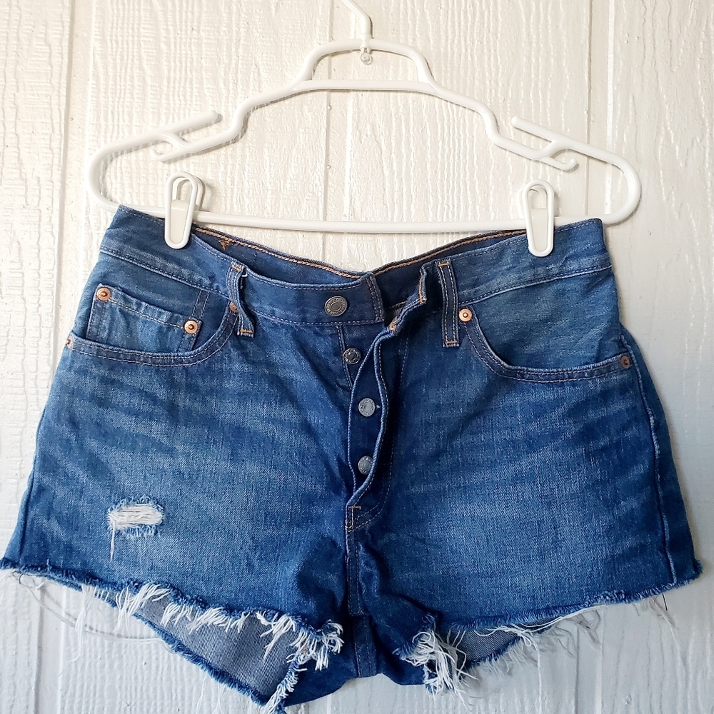 Levi's Blue Jean Shorts for Women